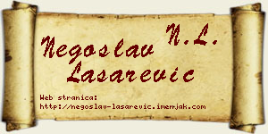 Negoslav Lašarević vizit kartica